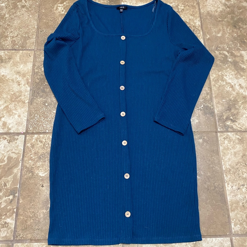 Plus size Royal Blue Dress 3xl